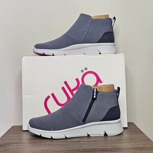 Ryka  Women's Companion Water Repellent Ankle Booties Size 8 Folkblue  NWT